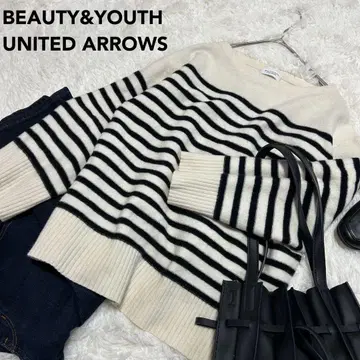 새상품급 BEAUTY&YOUTH UNITED ARROWS 보더 니트