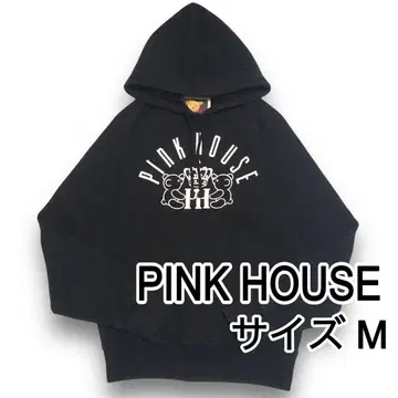 [ 핑크하우스 ] 아카이브 일본제 곰 프린트 후드티 후디 사이즈 M
