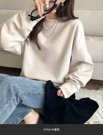 미사용 새상품 택 포함 classicalelf 헤비웨이트 맨투맨 풀오버