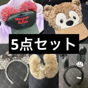 디즈니랜드 시 카츄샤 팬캡 세트