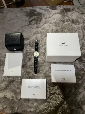 IWC 자동 와인딩 시계 포르토피노 39
