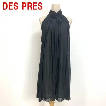 A6133 데프레 무릎 기장 원피스 슬리브리스 파티 드레스 블랙 1