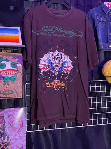 Ed Hardy 스컬 그래픽 T셔츠 XL