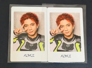 스파드라 다나카 코키 폴라로이드풍 포토 카드 트레이딩 카드