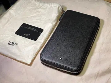 Montblanc 가죽 컬렉션 장지갑 블랙
