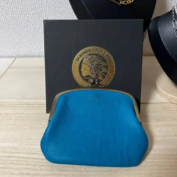 LEATHER CRAFT YOU 코인 케이스 파랑