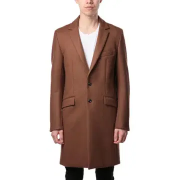 ATTACHMENT 캐시미어 혼방 멜톤 체스터 코트