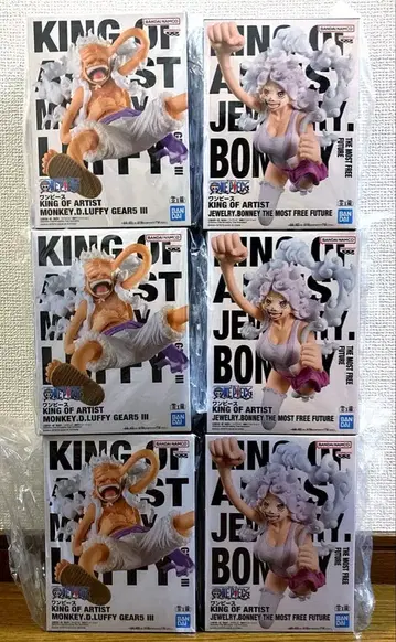 원피스 KING OF ARTIST 루피 보니 6종 세트