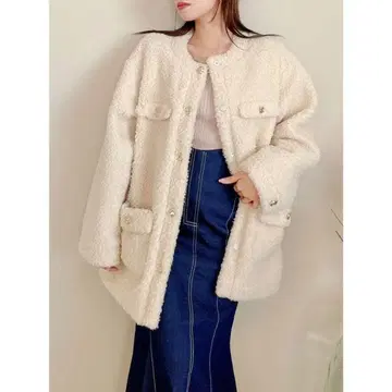 dazzlin 보아 프렌치불 재킷