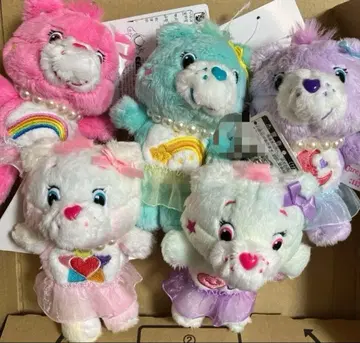 [새상품] ILLIT 케어베어 봉제 인형 세트 아이릿 소프트 키체인