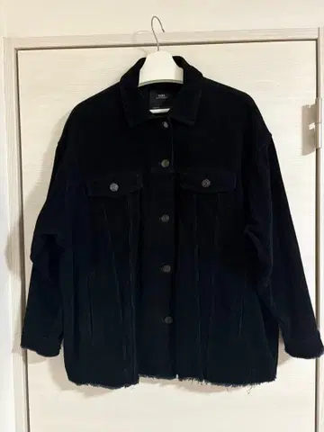 ZARA 코듀로이 셔츠 자켓 블랙