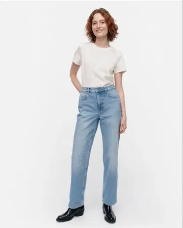 마리메꼬 마리데님 스트레이트 청바지