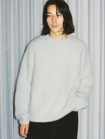 LIDNM FOX CASHMERE KNIT L 24AW