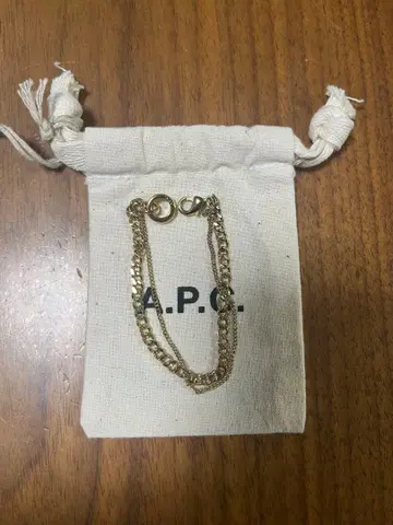 [ A.P.C. ] 미니멀 팔찌 골드