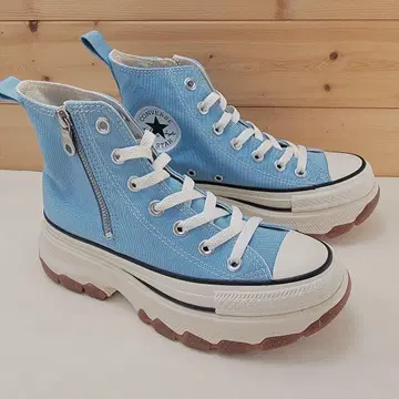 컨버스 올스타 트렉 웨이브 하이 지퍼 블루 23.5cm