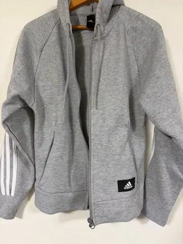 퓨처 아이콘 3 스트라이프 풀 집업 후드티 S