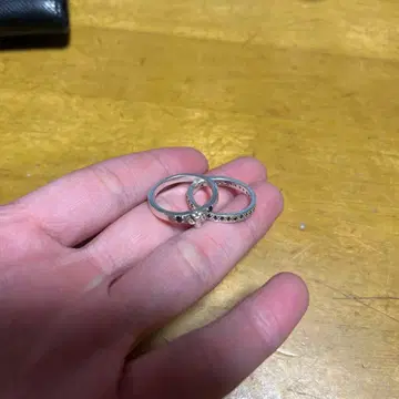실버 반지 세트