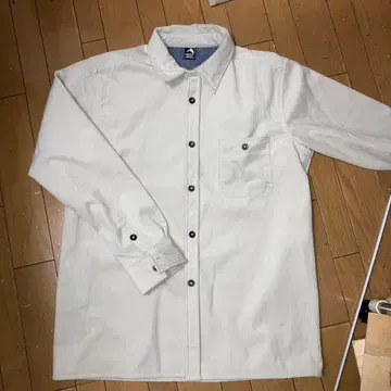 필드코어 화이트 스트라이프 셔츠 LL 사이즈