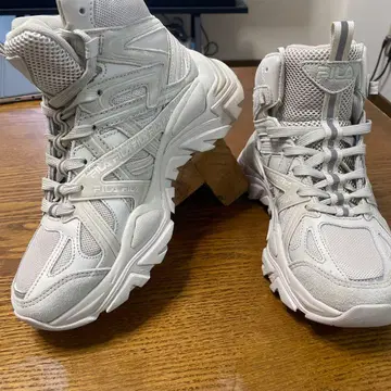 [컨디션 최상] FILA 일렉트로보우 2 하이컷 통굽 하이컷 스니커즈