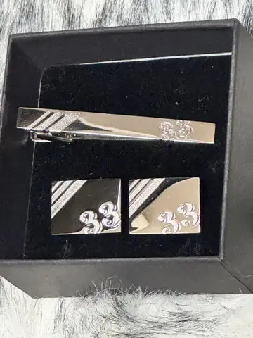 디즈니 33 넥타이핀 커프스 세트