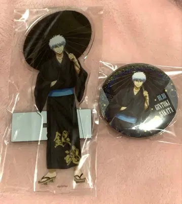 은혼 아크릴 스탠드 캔뱃지 사카타 긴토키