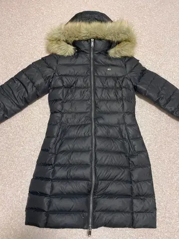 TOMMY JEANS 롱 다운 S 블랙