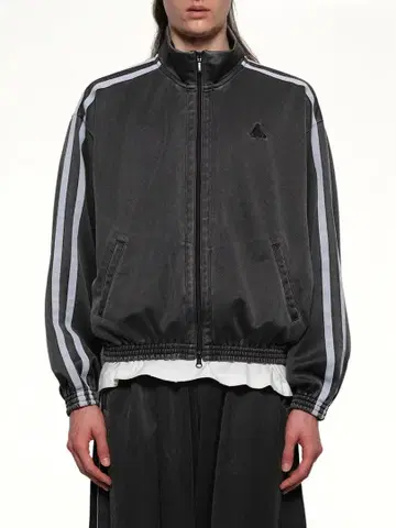 25AW doublet FADED BLACK TRACK JACKET