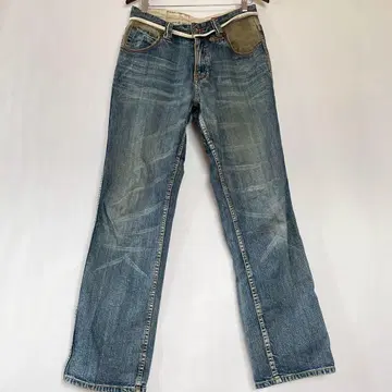 TOUGH jeansmith Y2K 데님 데미지 가공 타프진스미스