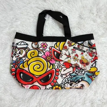 히스테릭 미니 리버서블 토트백 파우치 포함