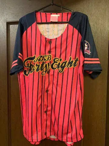 AKB48 스트라이프 버튼업 셔츠 L 사이즈