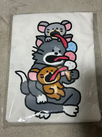 톰 제리 Happy 복권 B상 티셔츠 아이스