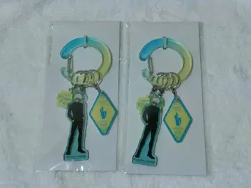 주술회전 팬파레 복권 카라비너 아크릴 키링 고죠 사토루 2개