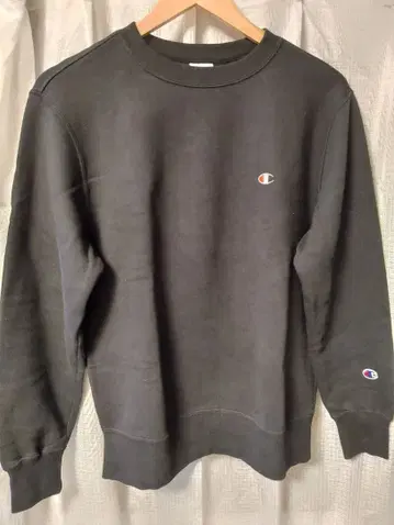 챔피온 크루 맨투맨 M 사이즈 블랙