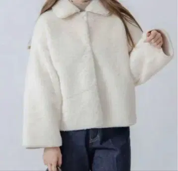 flower 플라워 플러피 퍼 블루종