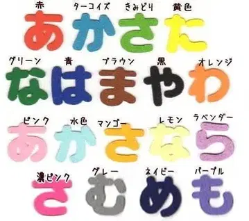 [ 300엔~ ] 히라가나 노멀 펠트 다리미 패치