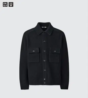 [몇 회만 사용] UNIQLO U 유니클로 라무 니트 자켓