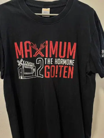 Maximum the Hormone 티셔츠 M 사이즈 블랙