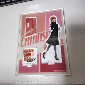 체인소 맨 카페 한정판 마키마 아크릴 스탠드 미개봉 새상품