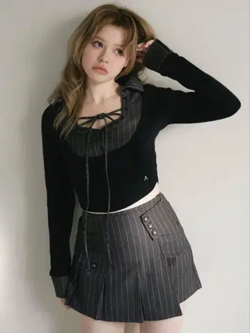 andmary 로빈 girls setup 그레이 M 사이즈