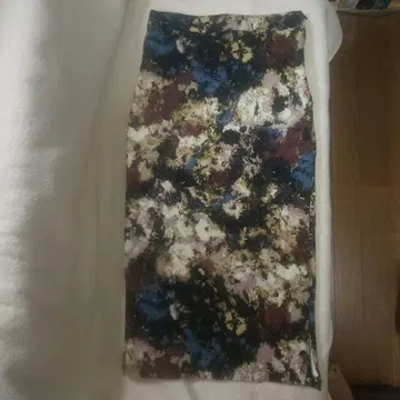 스타일 델리 플라워 프린트 타이트 스커트 M