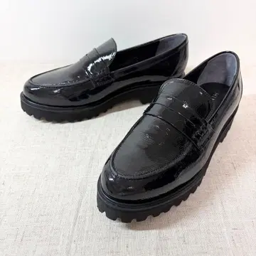 미사용급 HIMIKO 히미코 코인 로퍼 통굽 트랙 밑창 현행 모델