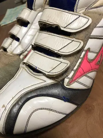 미즈노 스파이크 화이트 핑크 오더 27.0cm