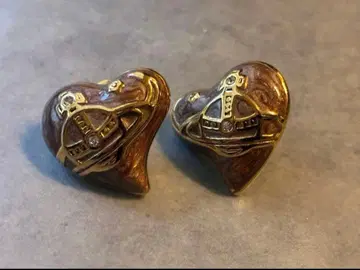 하트 모양 귀걸이 레트로 빈티지풍 앤티크풍 y2k