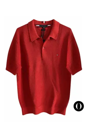 타미힐피거 오렌지 피케 셔츠 반팔