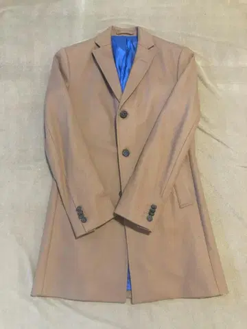 새상품급 J.LINDEBERG 카멜 체스터 코트 사이즈 48