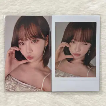 르세라핌 채원 EASY CRAZY HOT 트레이딩 카드 폴라로이드