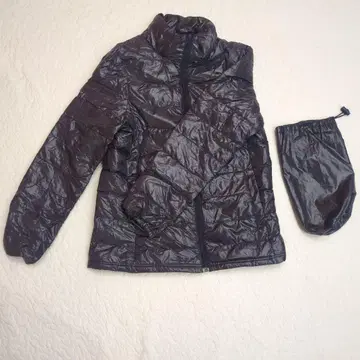 다크 퍼플 다운 자켓 수납 봉투 포함