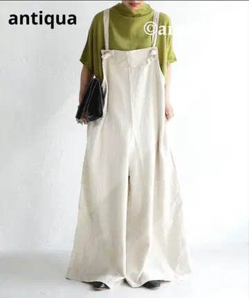 antiqua KINU 살로펫 와이드 레그 린넨