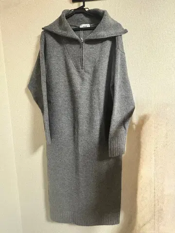 AZUL BY MOUSSY 그레이 니트 원피스