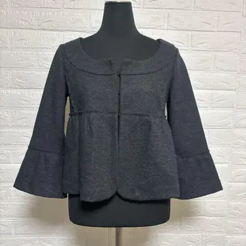 PROPORTION 숏 자켓 플레어백 디자인 L 그레이